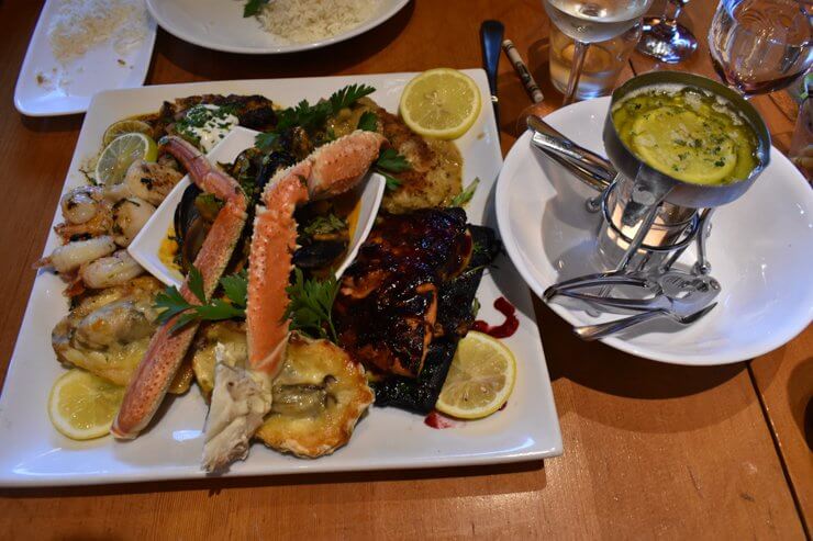 Seafood platter at Schooner Restaurant. So. Much. Food. So. Good. Tofino, Vancouver island. 