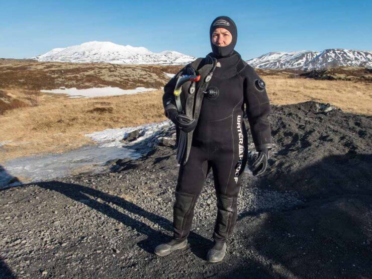 You need the right gear to snorkel in Iceland!