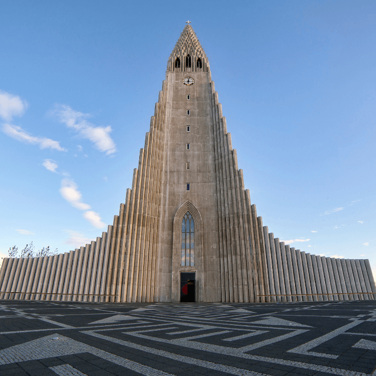 Hallgrimskirkja Church in Reykjavik