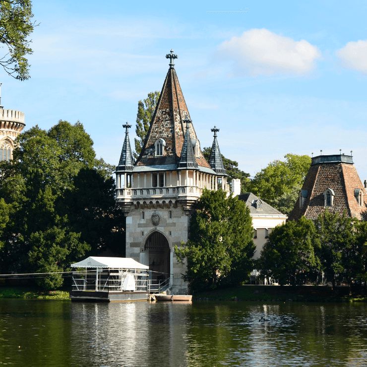 Franzensburg Castle in Austria