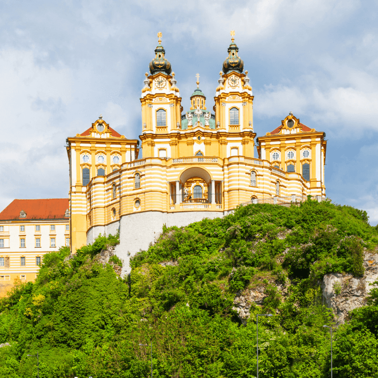 Melk Abbey is an easy day trip from Vienna. 
