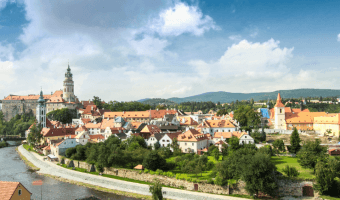 Visiting Cesky Krumlov on a day trip from Prague