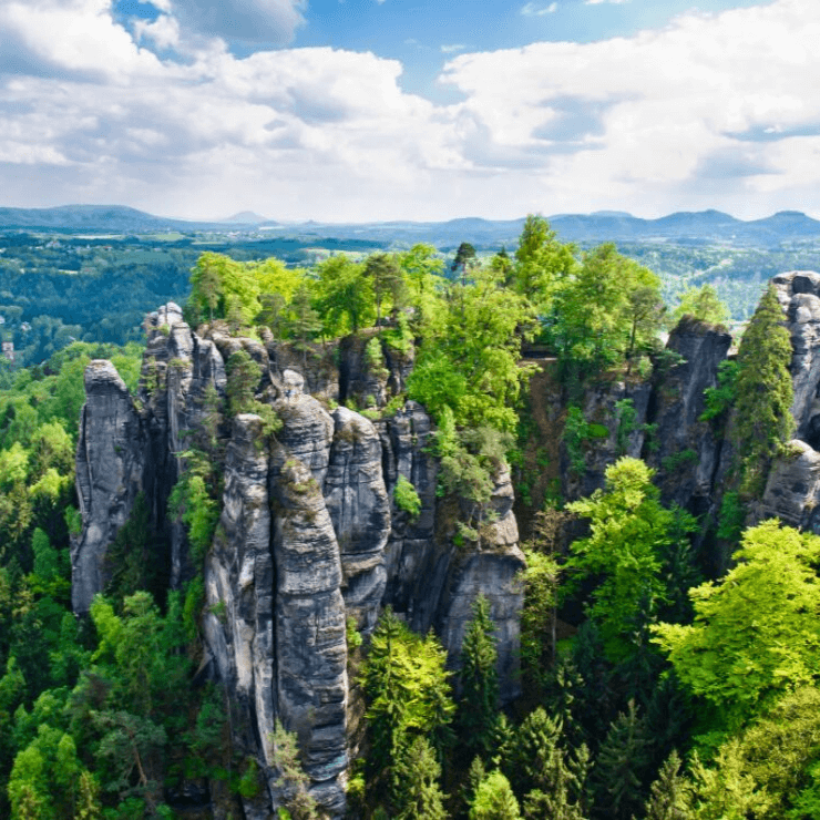 Saxon Switzerland National Park is a great day trip from Berlin