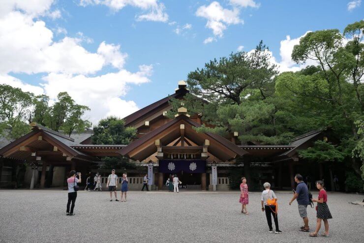 Atsuta Jingu Shrine in Nagoya, Japan