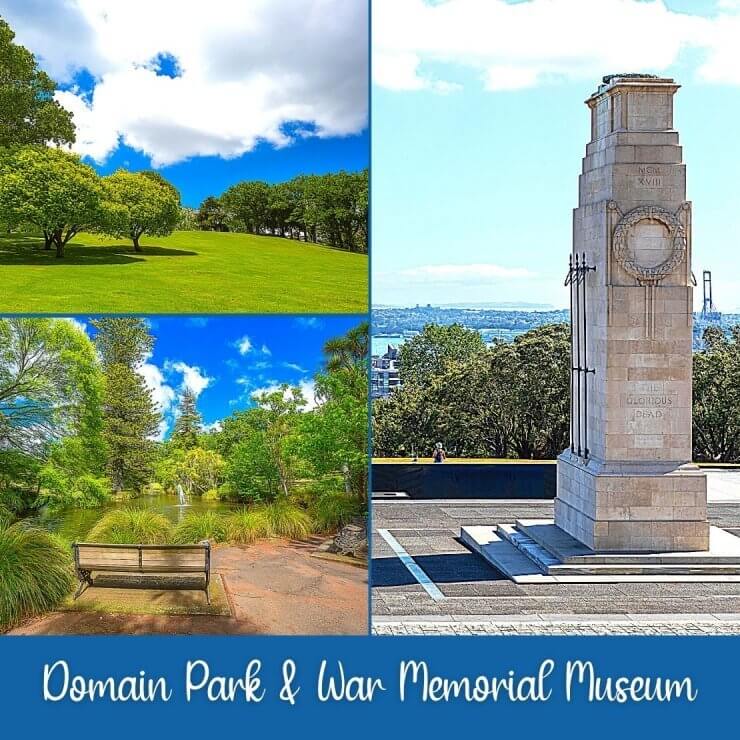 Domain Park and War Memorial Museum are close to each other and good spots to add to your Auckland itinerary. 