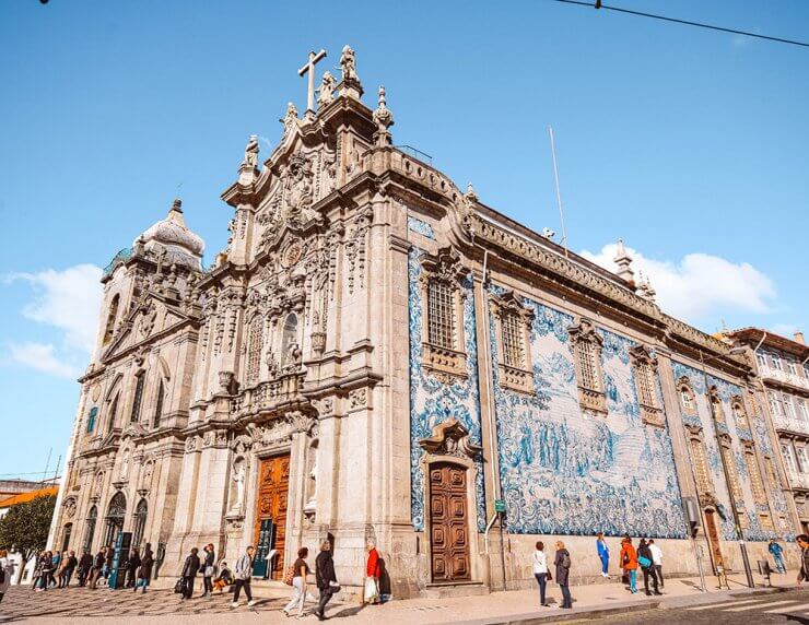 Igreja do Carmo is a must-see building in Porto