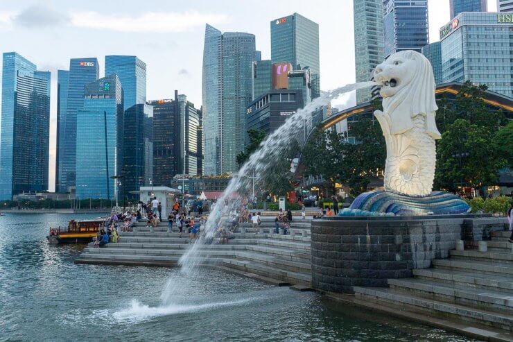 Marina Bay in Singapore