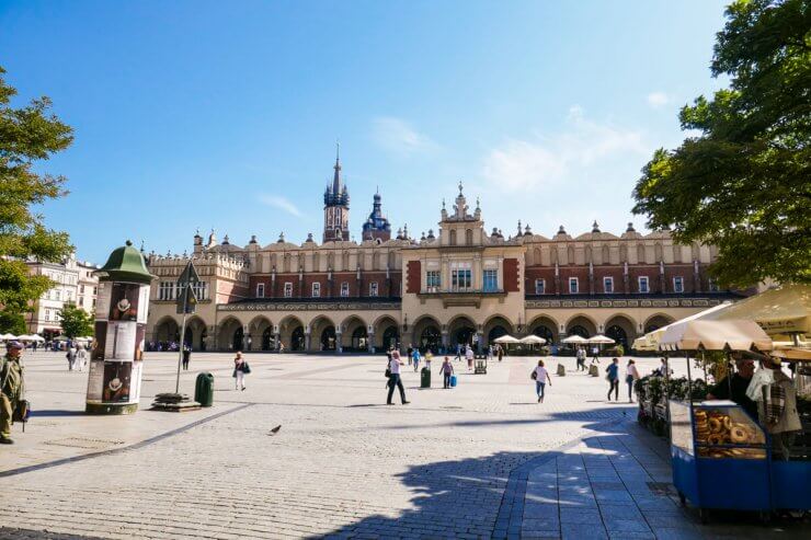 The Cloth Hall or Sukiennice in Main Market Square