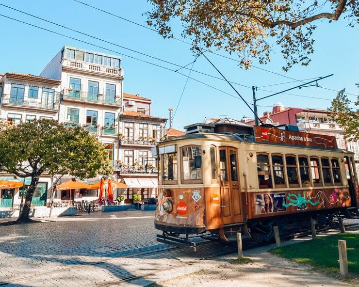 Tram in Porto