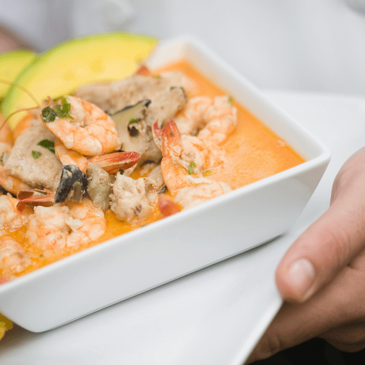 cazuela de mariscos