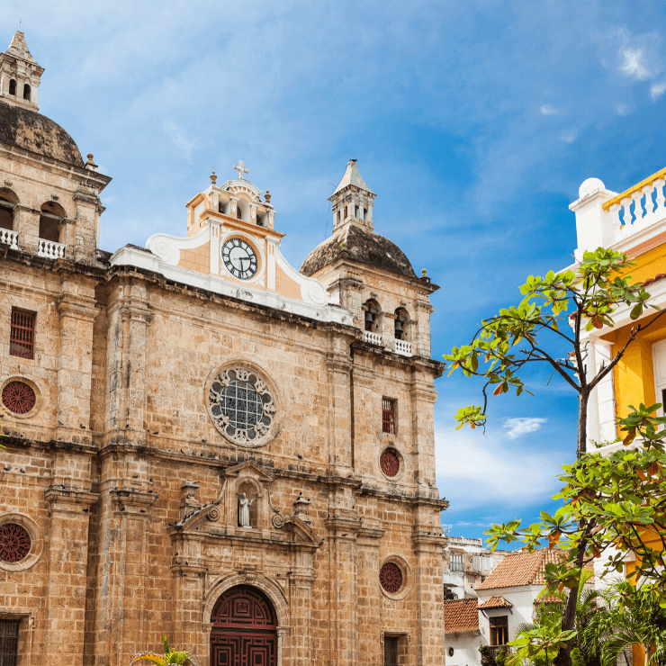 Saint Peter Claver Church in Cartagena