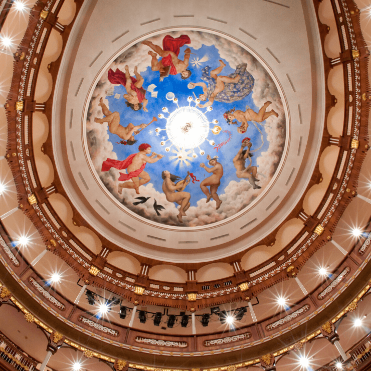 Teatro Adolfo Mejia, also called Teatro Heredia, in Cartagena, Colombia