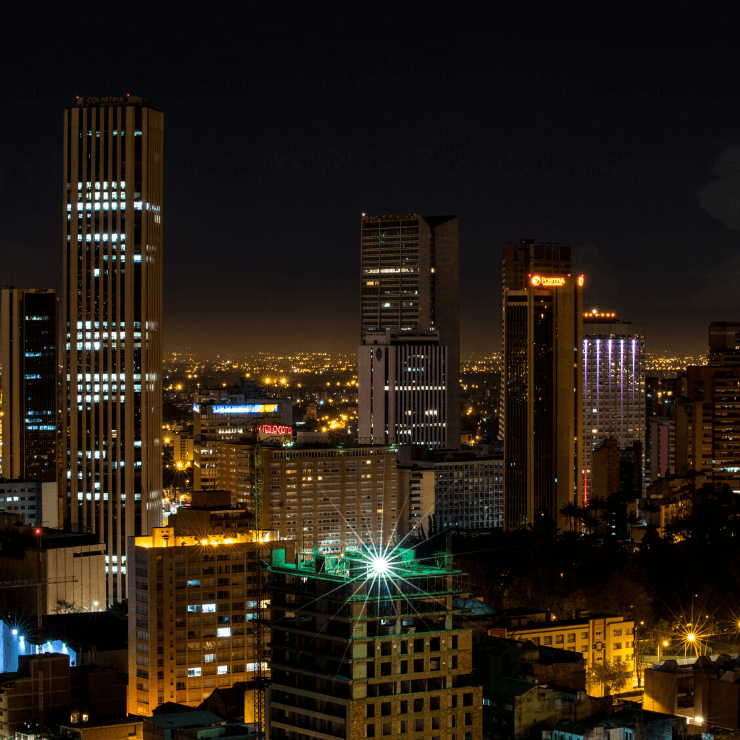 Bogota Skyline at Night