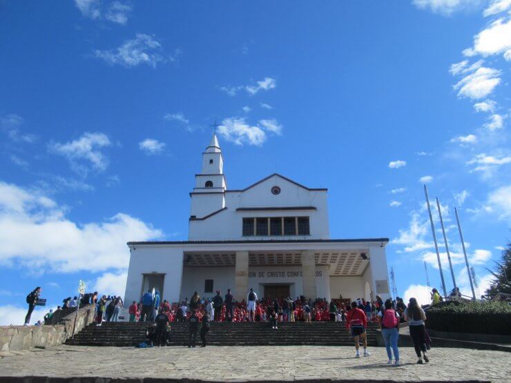 Chapel atop the Hill of Monserrate in Bogotá