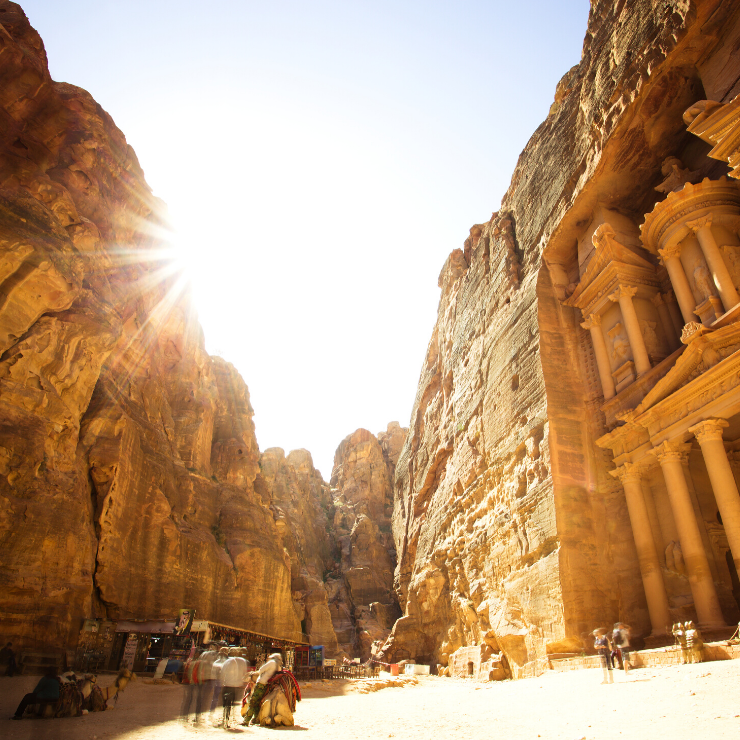 One day in Petra must include seeing the Treasury. 