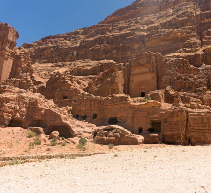 Street of Facades in Petra, Jordan