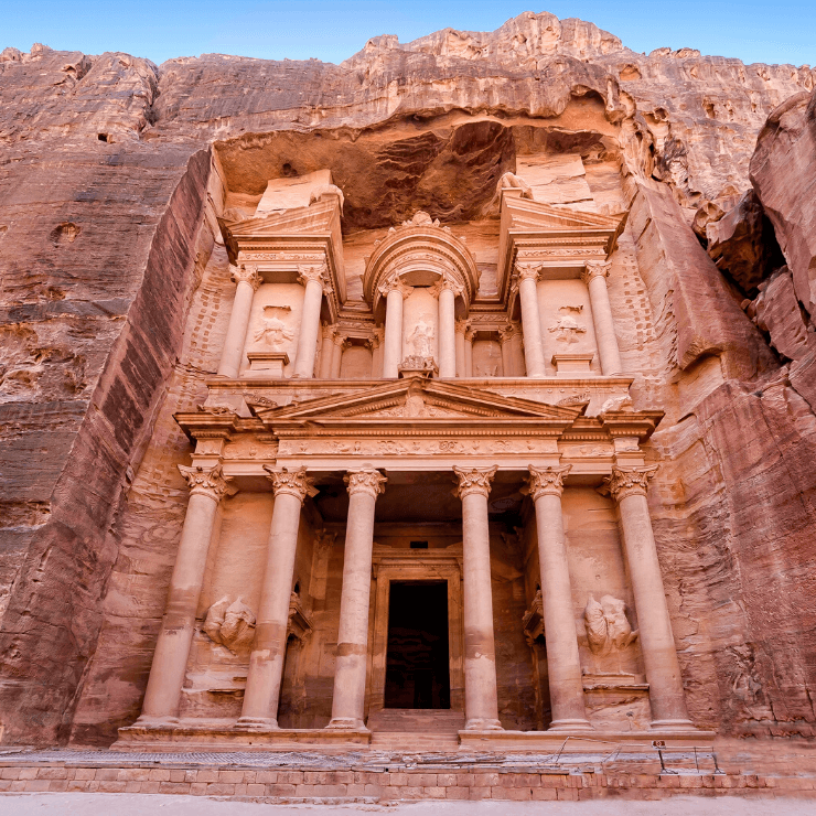The Treasury in Petra, Jordan