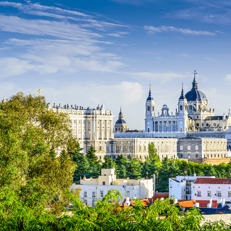 Madrid Cathedral is an iconic site to see if you have 24 hours in Madrid. 
