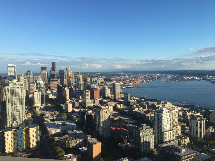 View of Seattle from the Space Needle