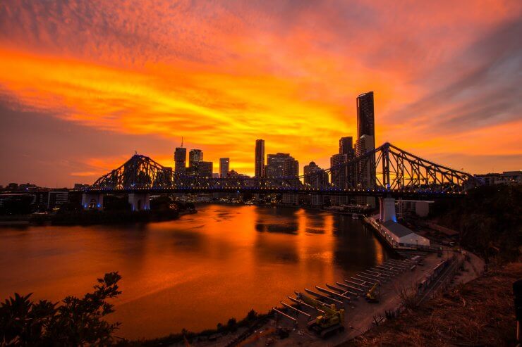 If you're in Brisbane for 24 hours, don't miss the sunset view from Wilsons Outlook Reserve. 