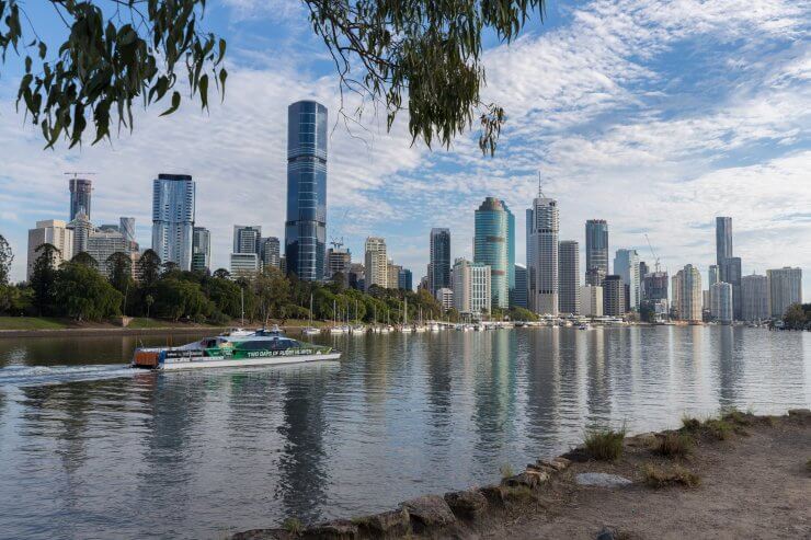 Brisbane skyline view. One Day in Brisbane is all about the views and culture of this gorgeous Australian city. 