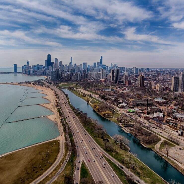 Chicago Skyline and City Beaches: Both are a must-see during 24 hours in Chicago. 