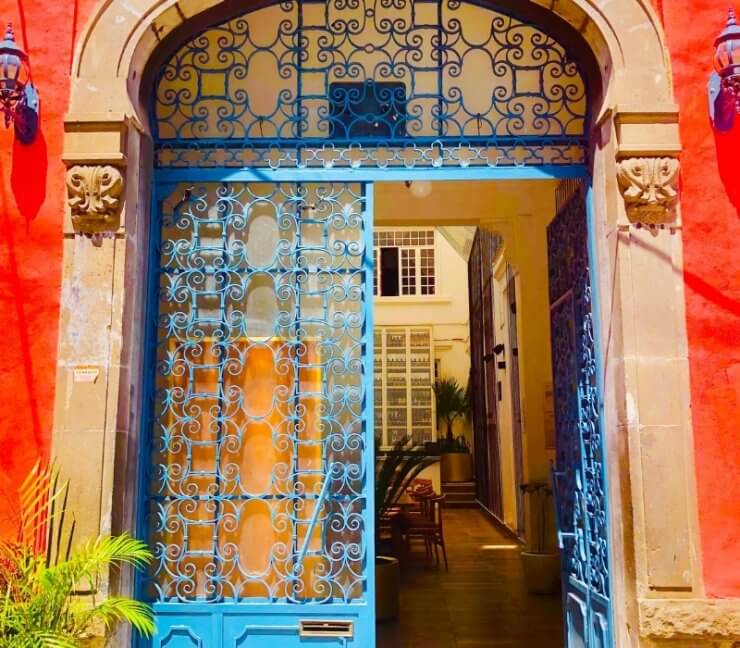 A beautiful entrance  in the Condesa Neighborhood of Mexico City