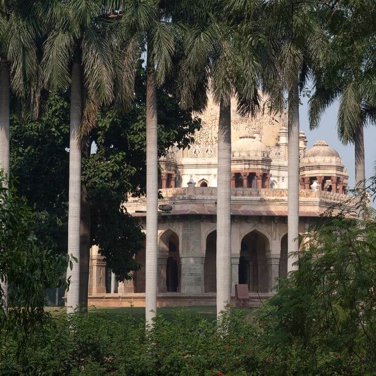 Mosque in Lodhi Garden in Delhi. 