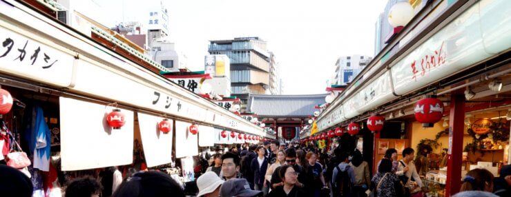 Nakamise Street is the main Asakusa Food Street as you walk towards Sensoji Temple