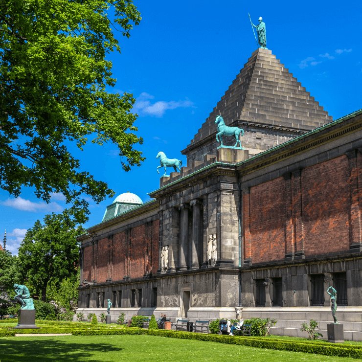 Ny Carlsberg Glyptotek Museum in Copenhagen is one of the best museums to see if you have just 24 hours to spend in Copenhagen. 