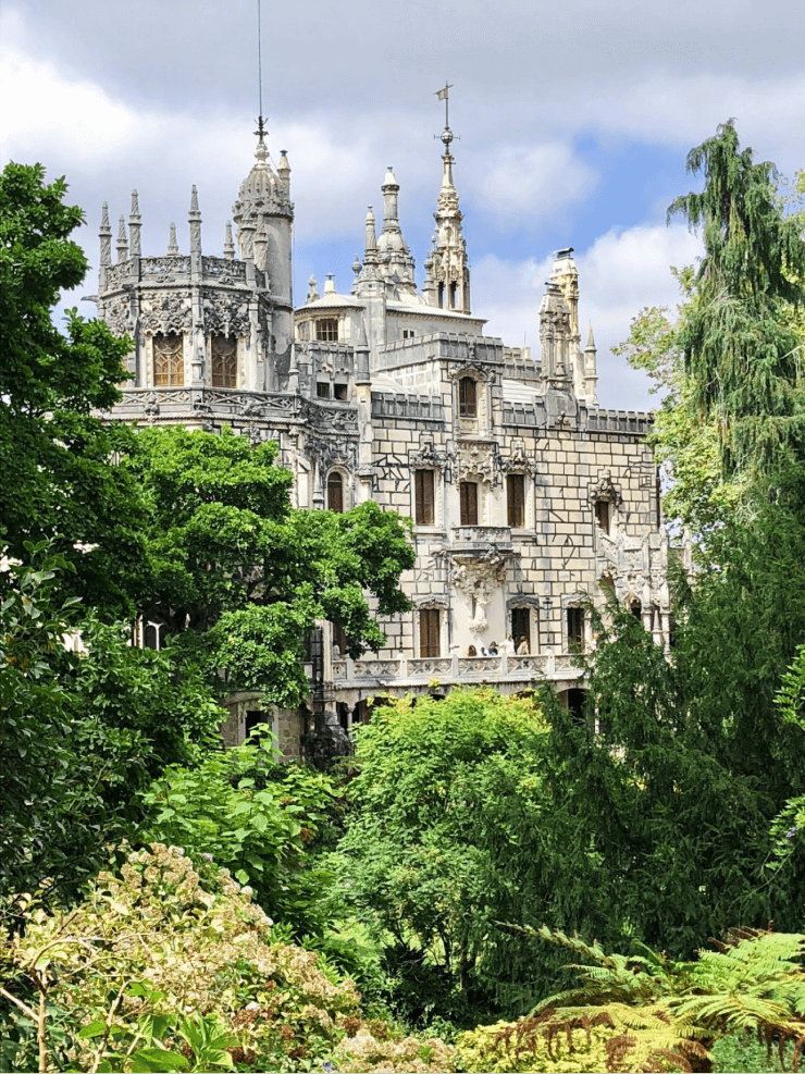 Quinta da Regaleira, a beautiful palace in Sintra, Portugal.