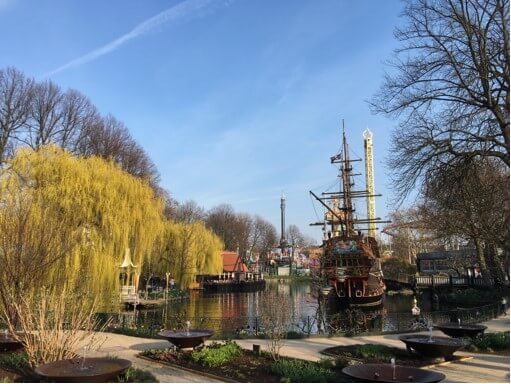 Beautiful Tivoli Gardens in Copenhagen are a must-see even if you have just one day in Copenhagen. 