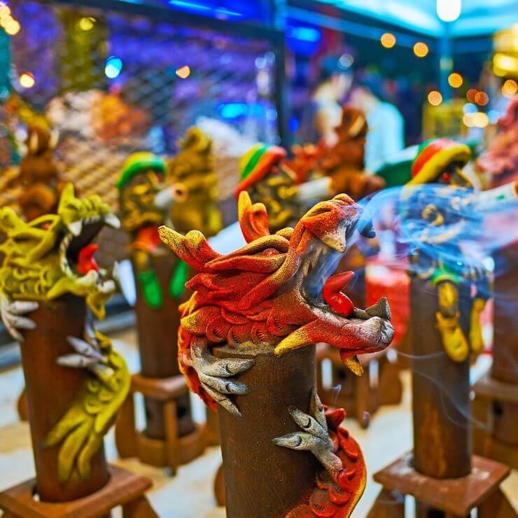 Incense souvenirs in Chiang Mai