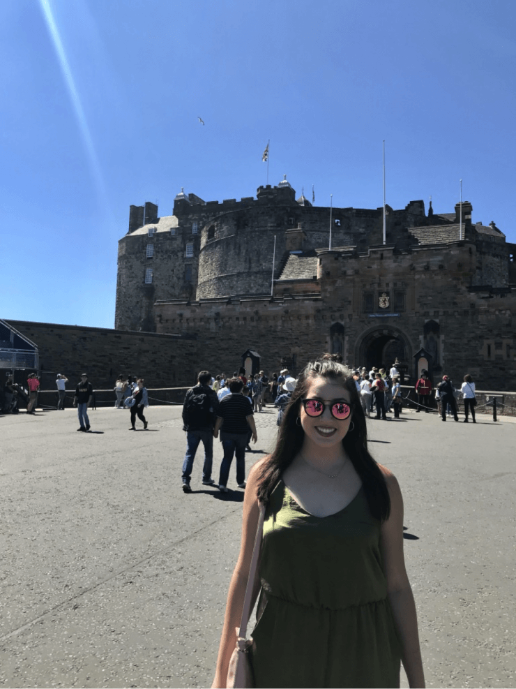 Sunny day at Edinburgh Castle