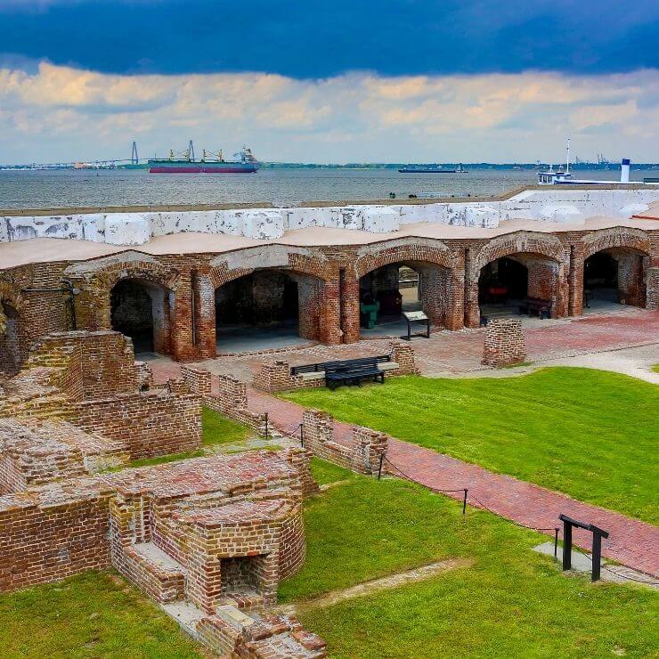 Fort Sumter is a must-visit site during a day in Charleston.