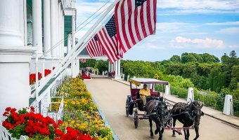 Mackinac Island is a wonderful day trip to do in northern Michigan. The beautiful island has so many fun outdoor things to do and excellent dining.
