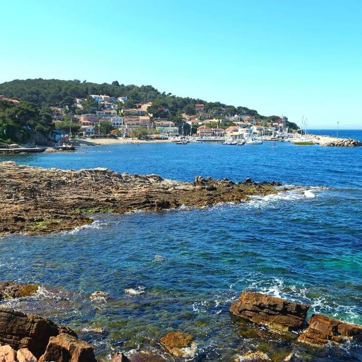 Le Pradet has a wonderful coastline for nature walks.