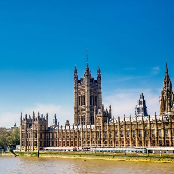 British Parliament in London