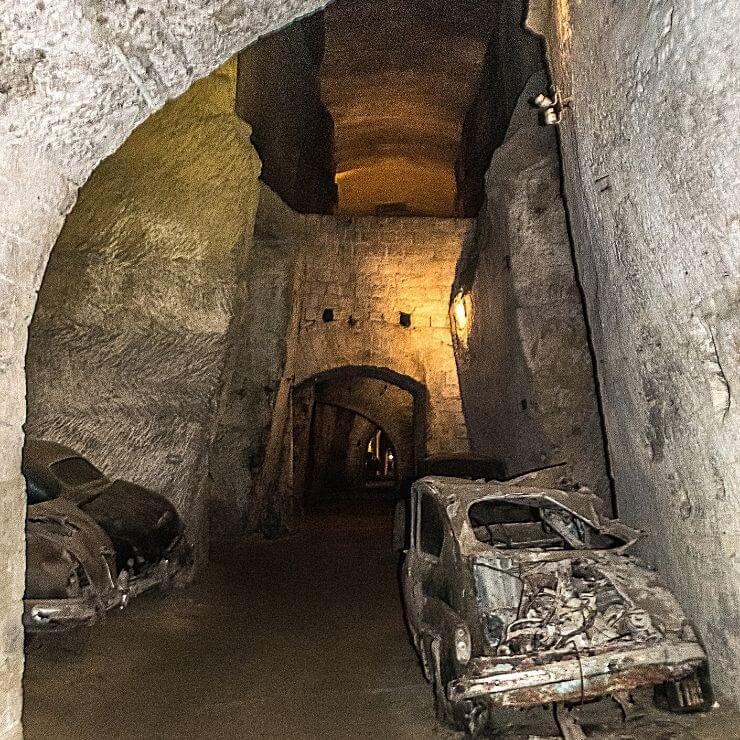 Get off the beaten path in Naples and head under the city into Naples Bourbon Tunnel