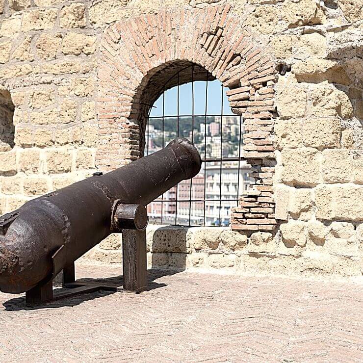 Inside the Castel dell Ovo in Naples