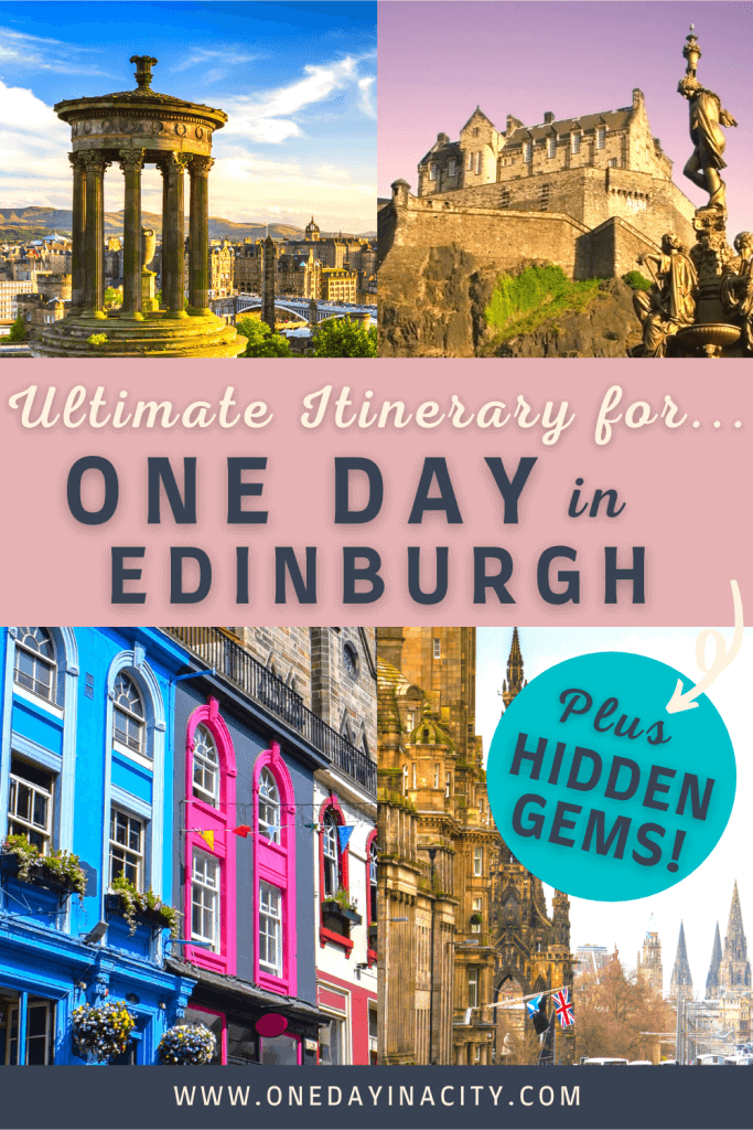 This well put-together Edinburgh itinerary will help you to have the perfect day in Edinburgh, even if your time is limited to 24 hours or less.