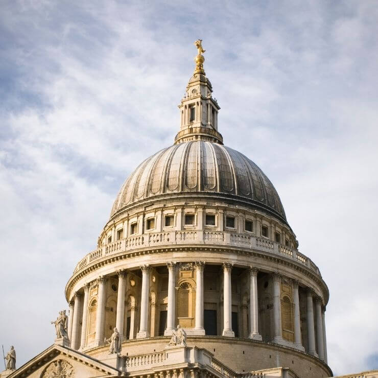 The Dome of St. Paul's Cathedral in London