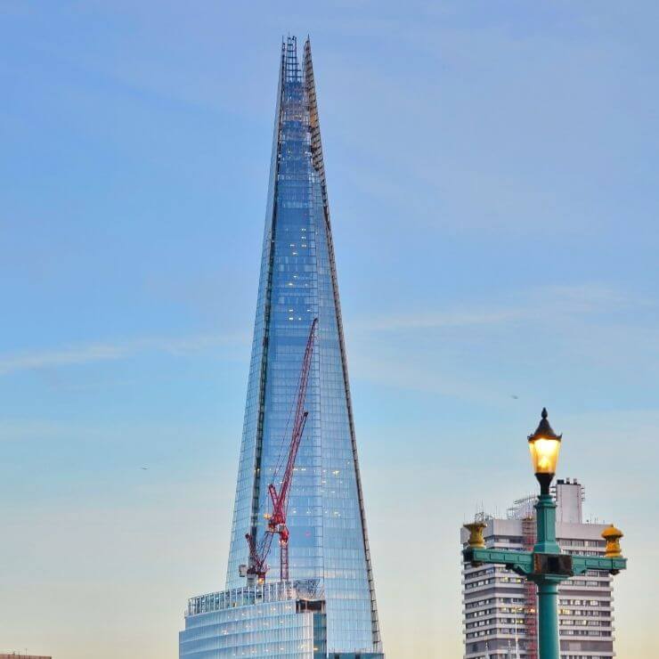 The Shard is the tallest building in London and is a must-see on your London itinerary.