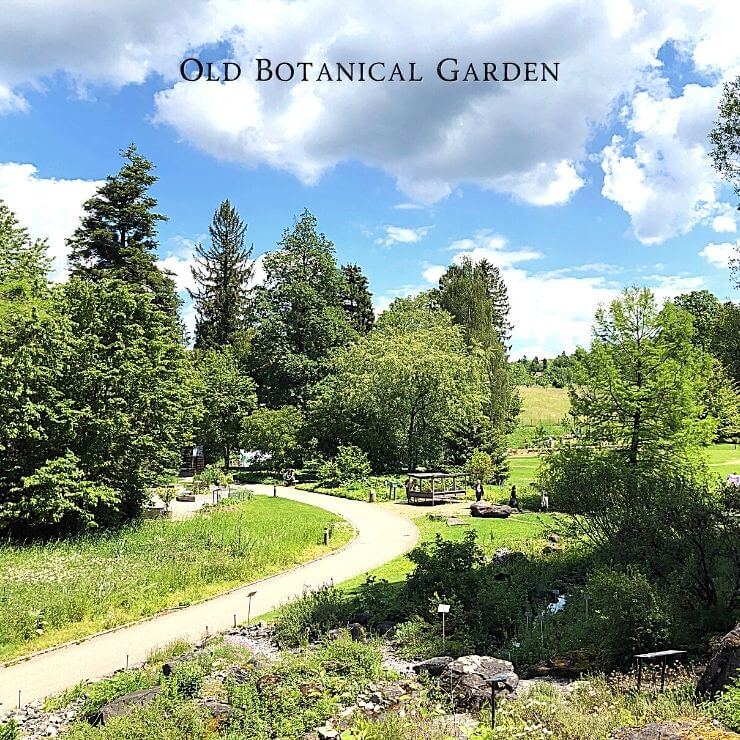 Old Botanical Garden in Zurich, Switzerland is a relaxing part of an itinerary for Zurich.