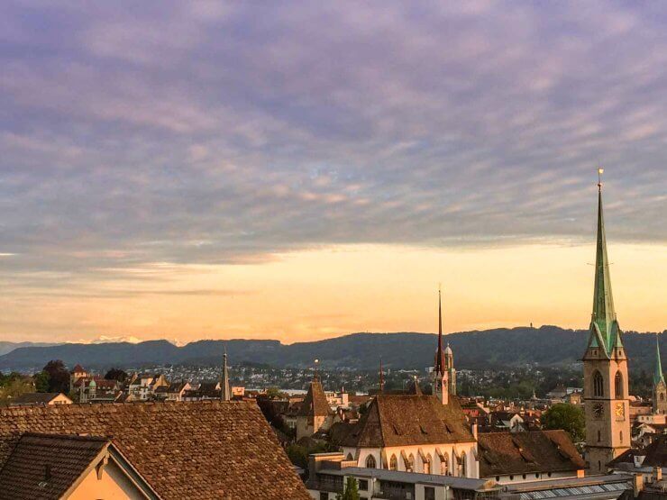 View of Zurich from ETH is a must-see spot for your one day in Zurich itinerary. 