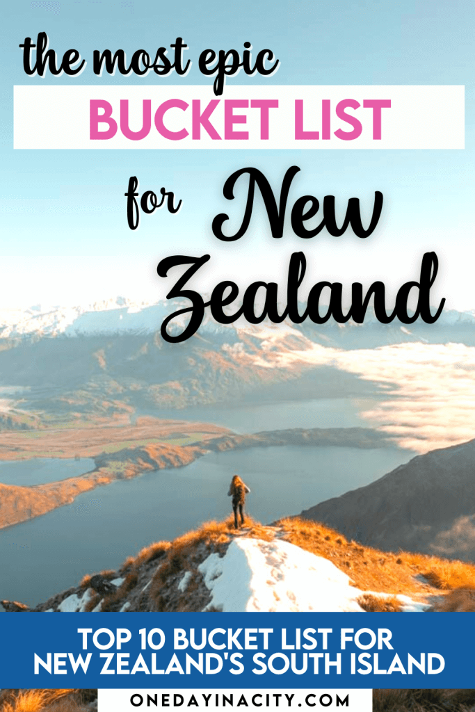 Epic New Zealand Bucket List