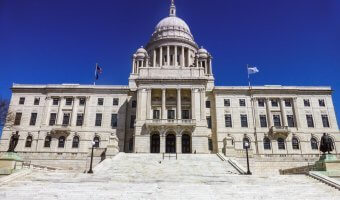 The Rhode Island State House in Providence, one of the top things to do during a day in Providence. Our detailed itinerary includes a stop here plus what else to do, eat, drink and where to sleep during your time in Providence.