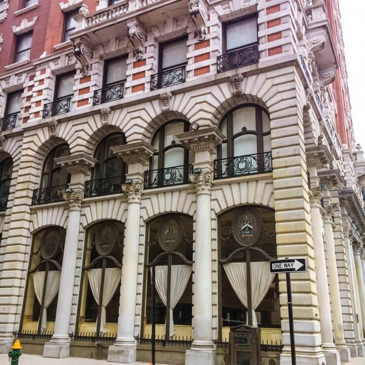 Historic building in downtown Providence in which the fine dining restaurant The Dorrance is located.