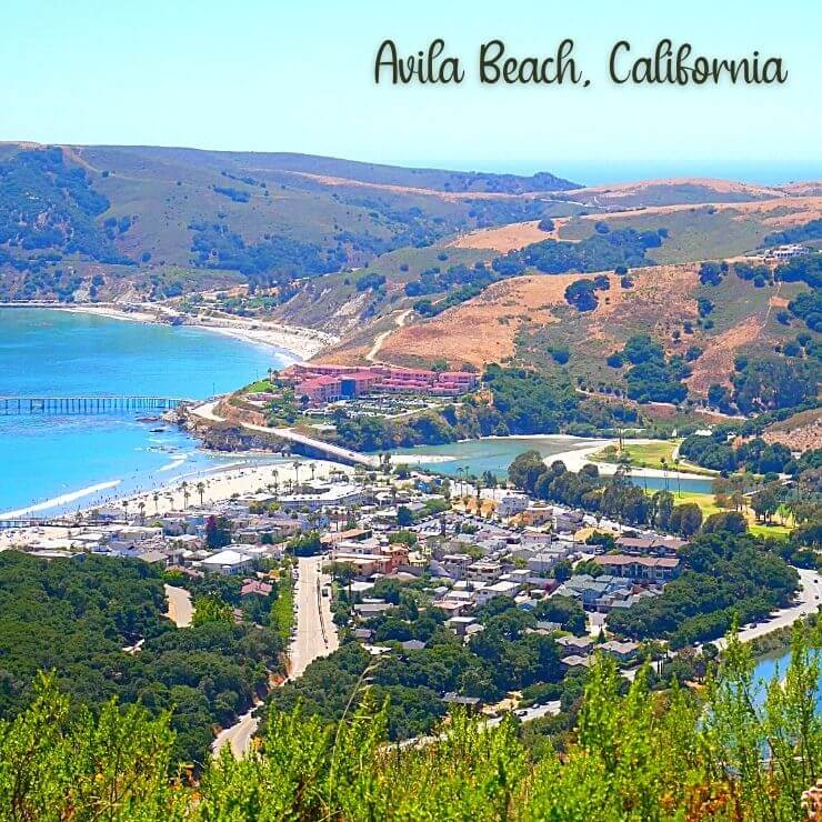 Avila Beach may be California's best-kept secret; aerial view of Avila Beach. 