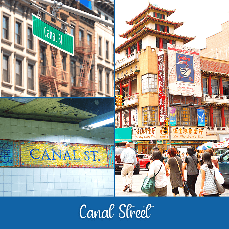 Spend part of your day in New York City doing some epic shopping along Canal Street. 